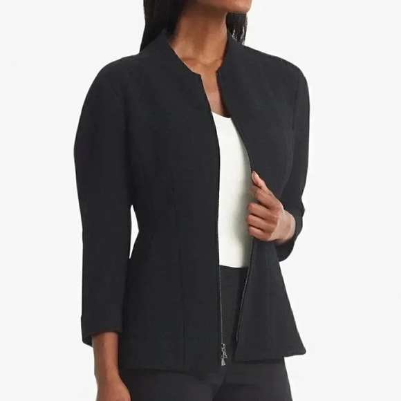 NEW MM Lafleur Higgins Jacket Staccato in Galaxy Blue Office Career Blazer - Picture 8 of 8